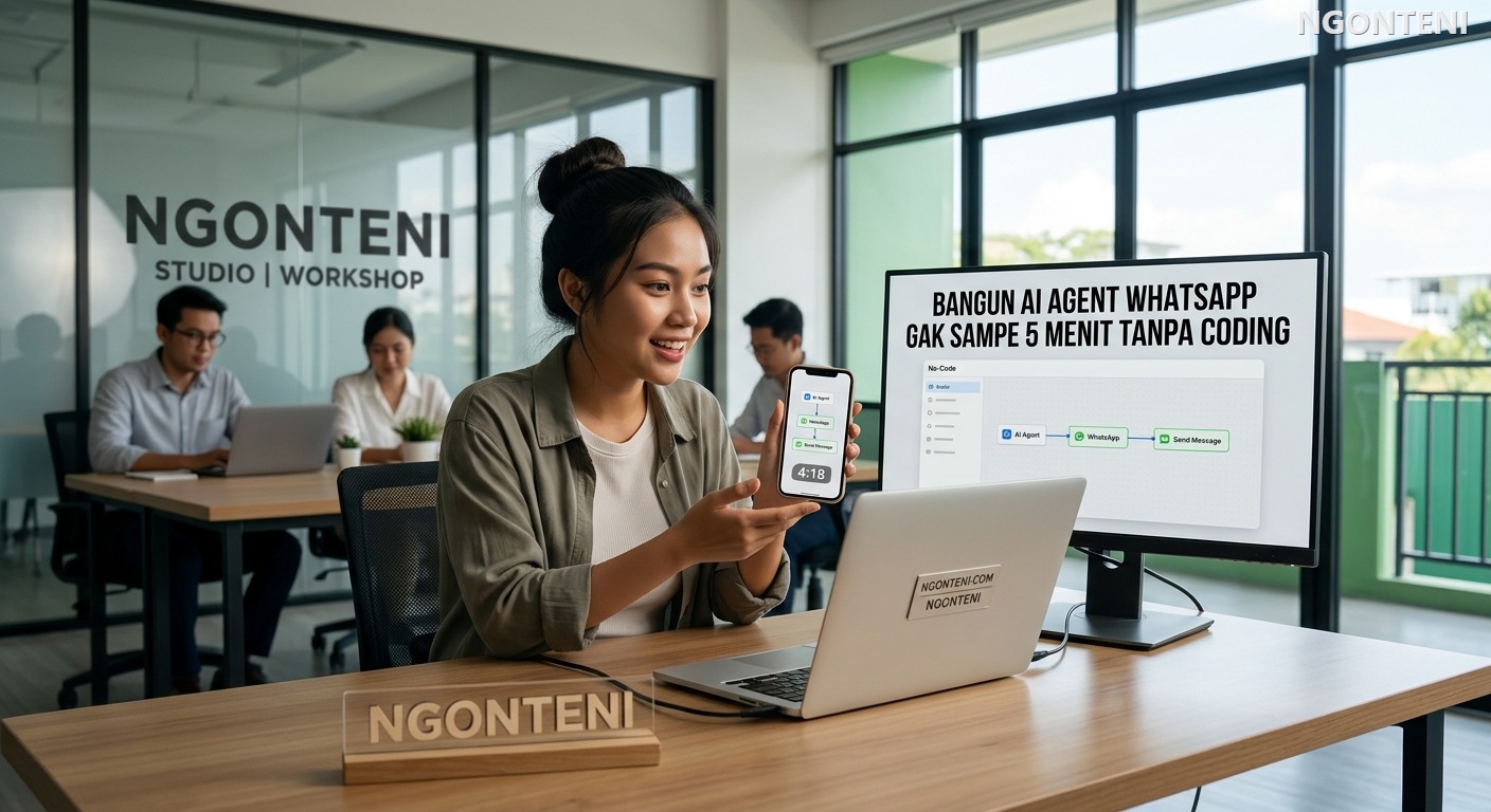 Bangun AI Agent WhatsApp gak sampe 5 menit tanpa coding