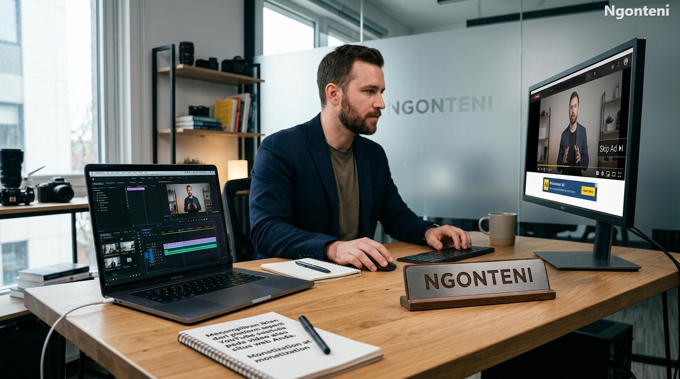 Menampilkan iklan dari platform seperti YouTube pada video atau situs web Anda.