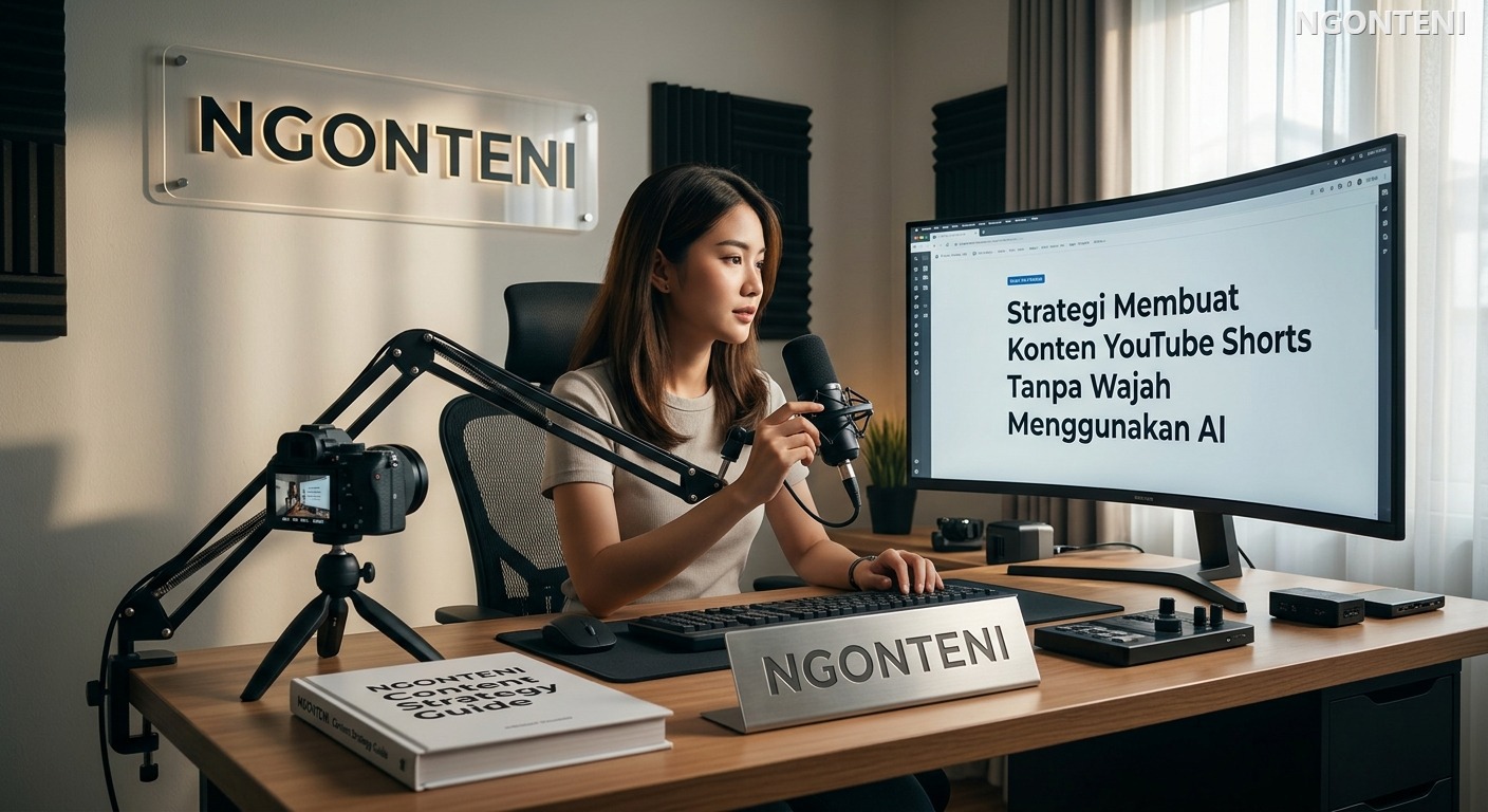 Strategi Membuat Konten YouTube Shorts Tanpa Wajah Menggunakan AI